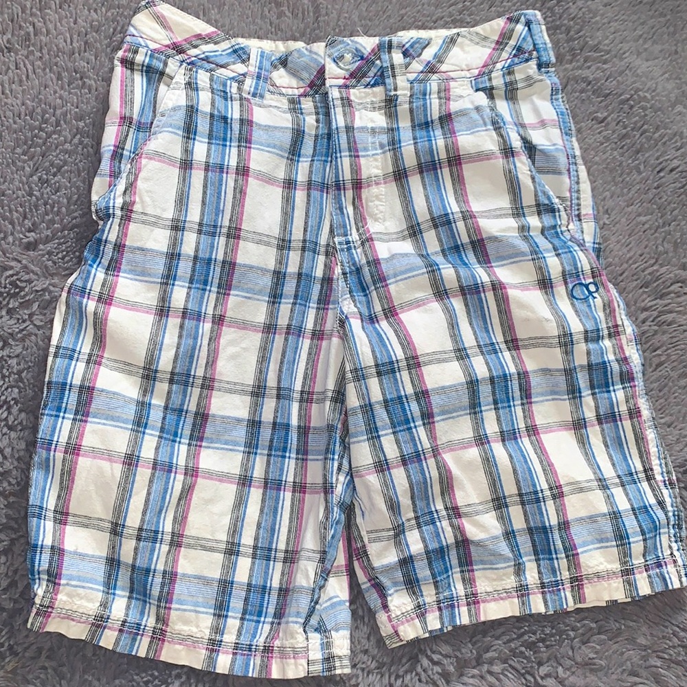 Ocean Pacific plaid boys shorts